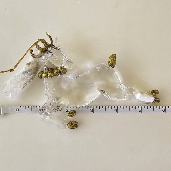 🫎 Clear Reindeer Ornament - Picture 8 of 10